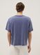 T-shirt in puro cotone blu boxy fit_3