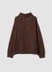 Brown stretch modal crew-neck sweatshirt ALTAVIA STUDIO_4