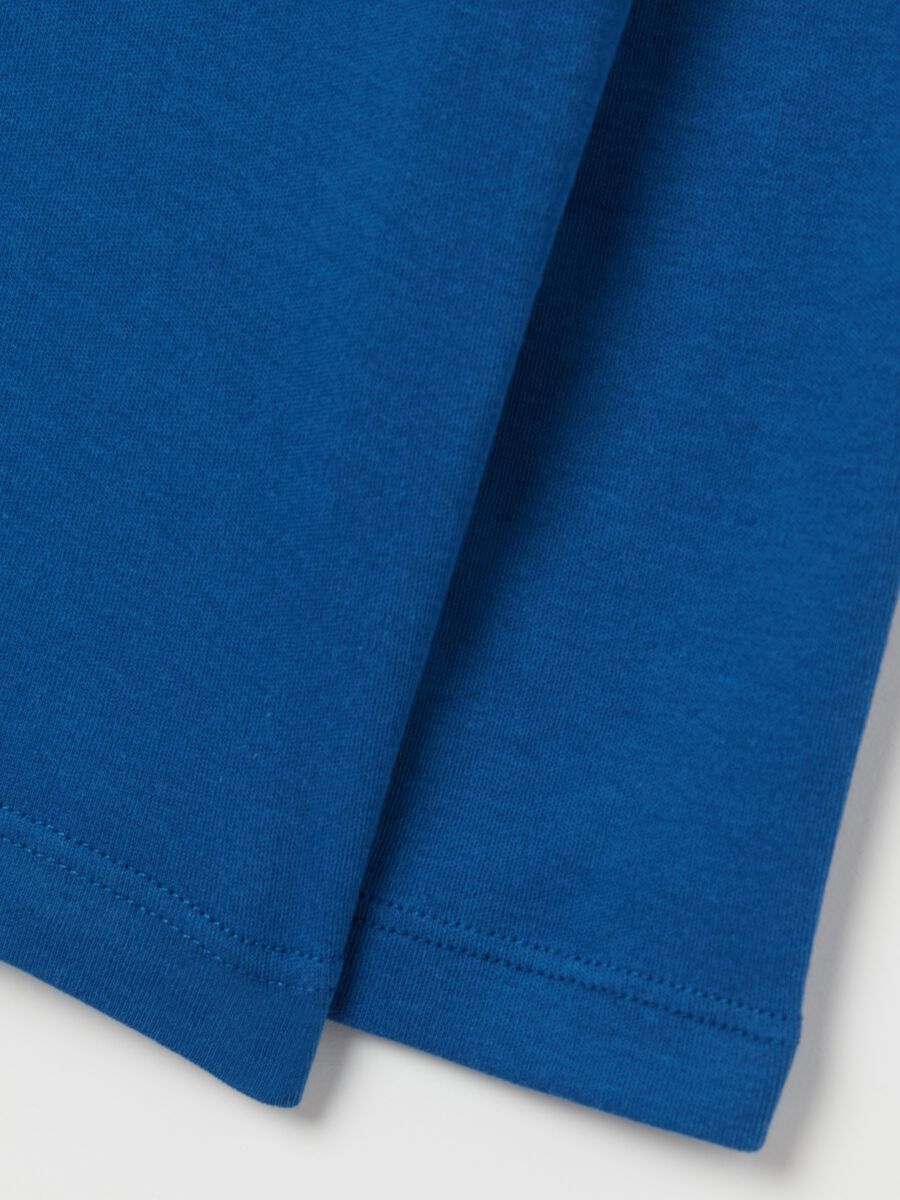 Cotton T-shirt with high neck_3