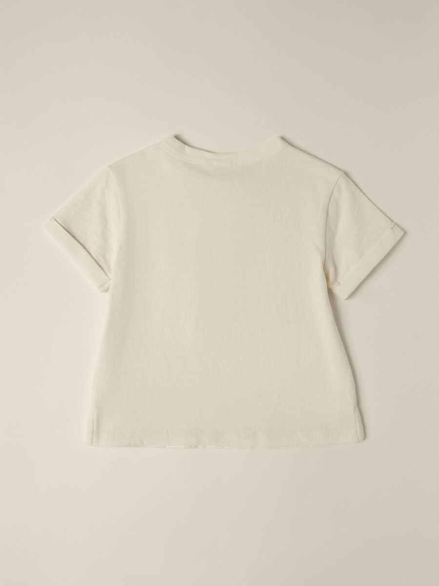 T-shirt in jersey di puro cotone IANA neonato_1