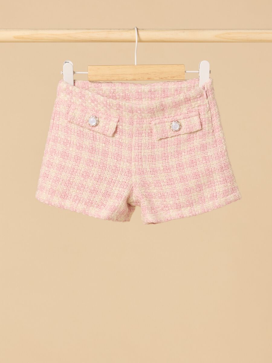 Houndstooth shorts_0