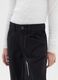 Girls' Black Flare Trousers in Pure Cotton_2