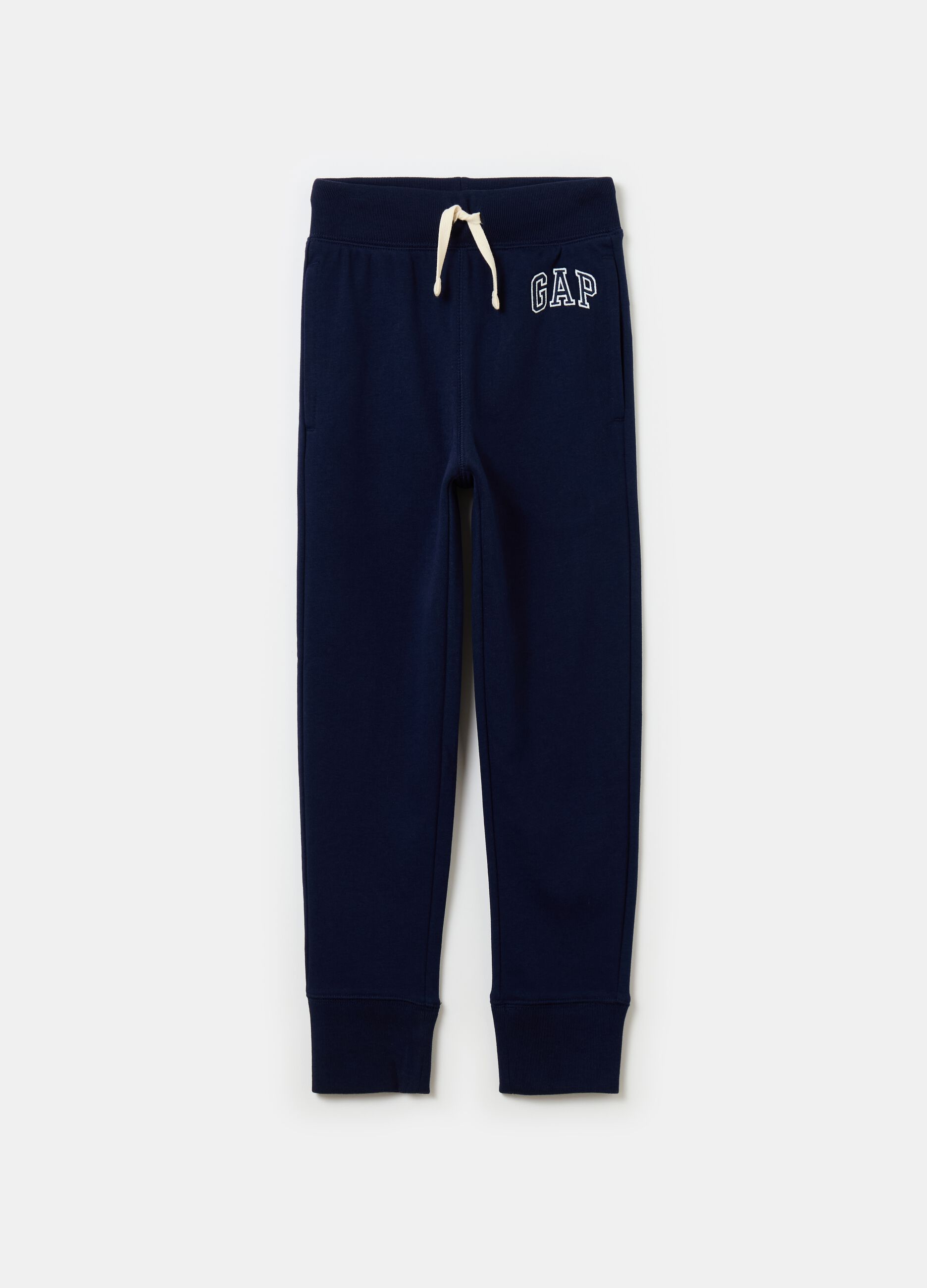 French terry joggers with embroidered logo