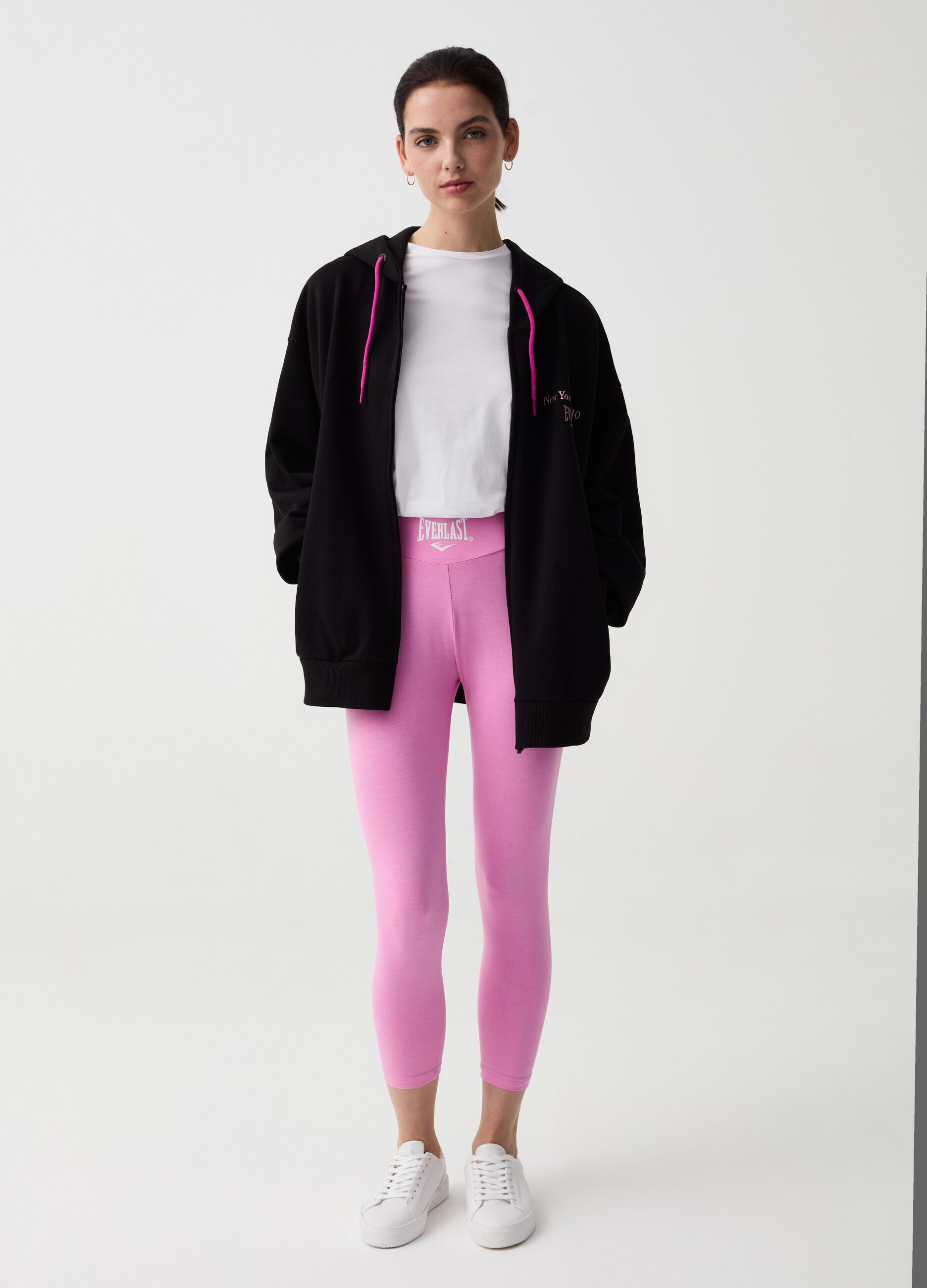 Ovs Leggings crop con stampa logo