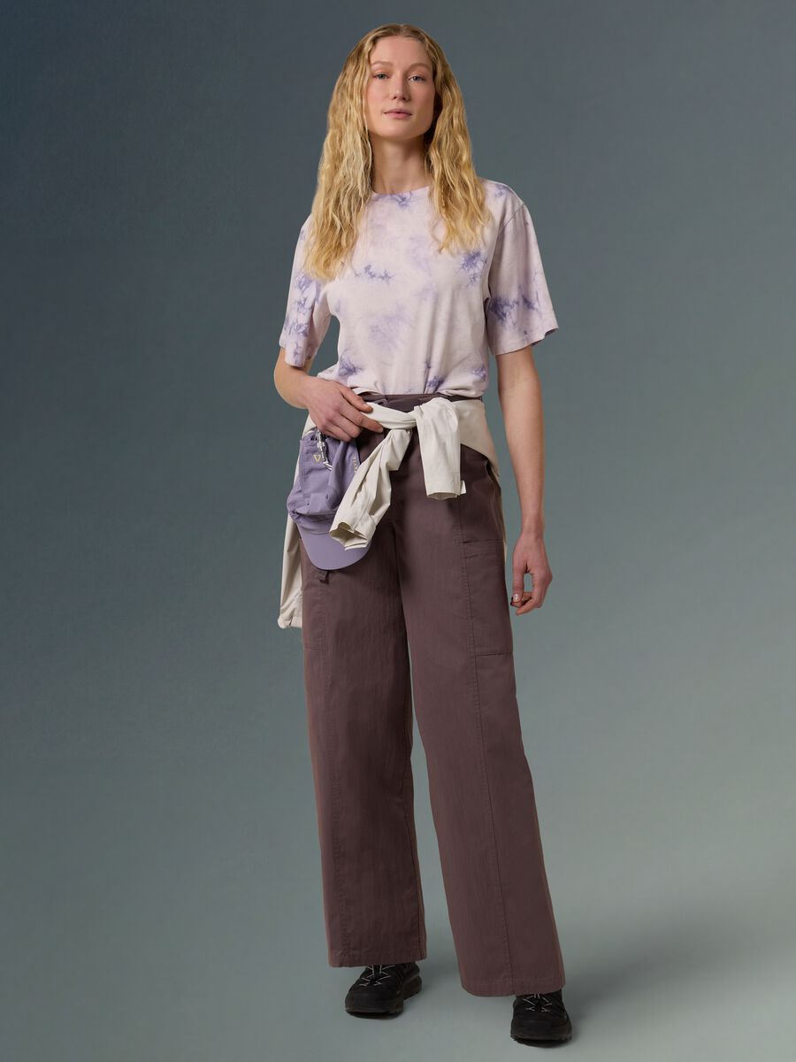 Cotton-hemp blend tie-dye effect T-shirt ALTAVIA WITH DEBORAH COMPAGNONI_0