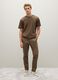 Regular Fit Brown Pure Cotton T-shirt_1