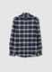 Multicolour checkered shirt in pure cotton, regular fit flannel_4