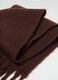 Brown Mixed Fabric Scarf_2