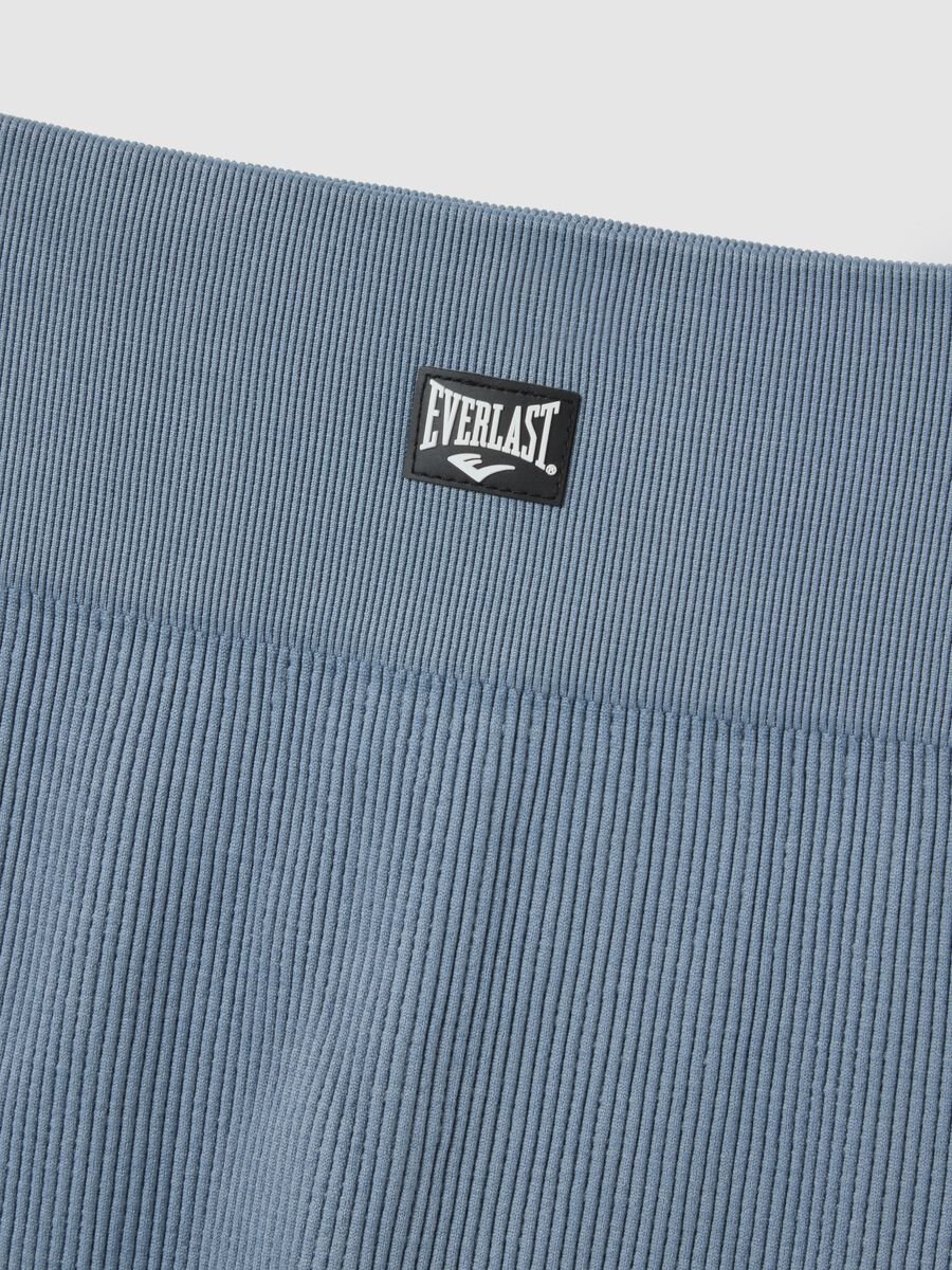 Leggings lunghi blu regular fit con logo Everlast_5