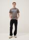 Grey regular fit pure cotton T-shirt with Hard Rock Cafe logo_0