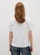 Relaxed Fit White Pure Cotton T-Shirt with Emblem_3