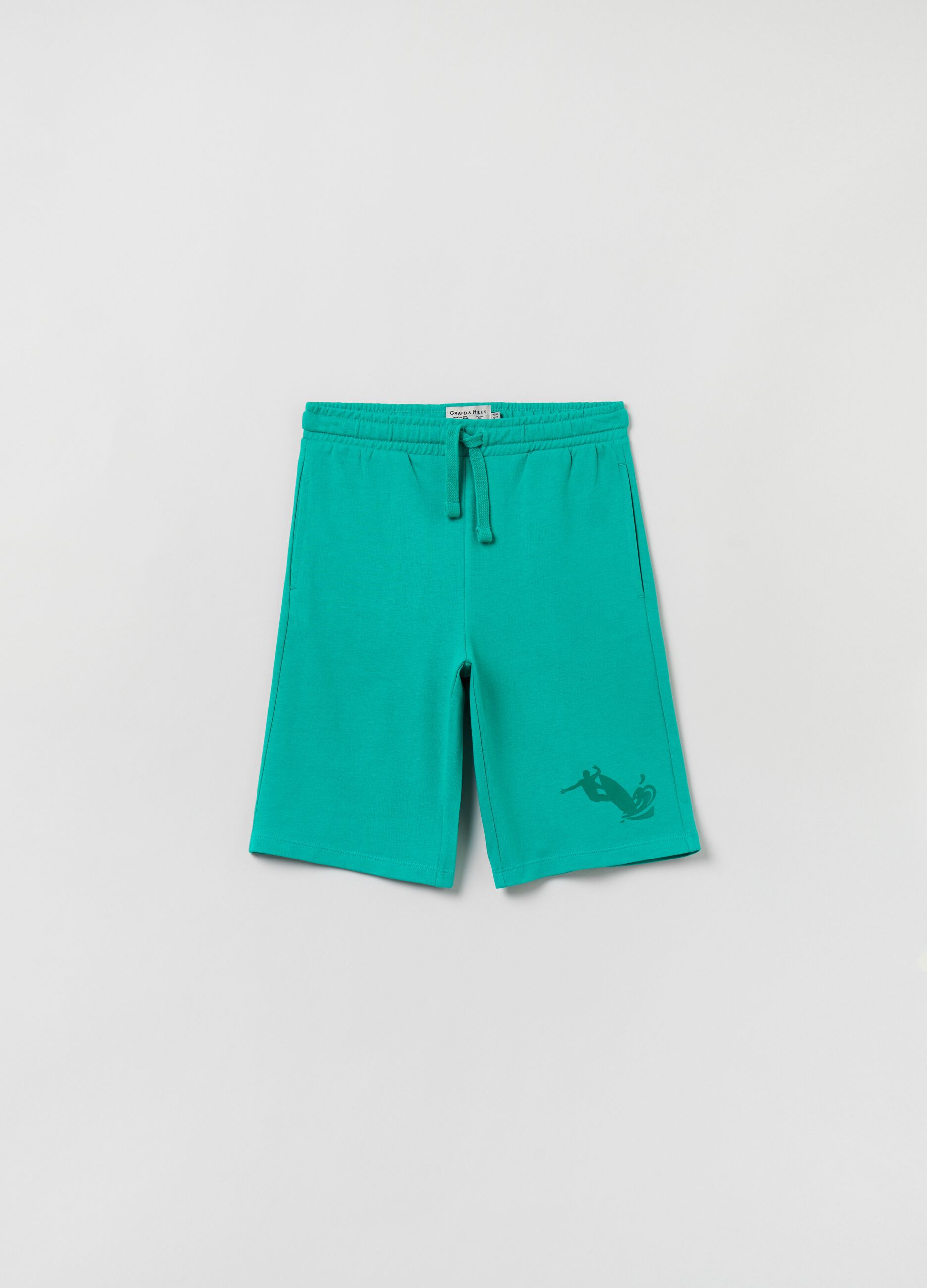 Bermuda jogger in French Terry Grand&Hills_0
