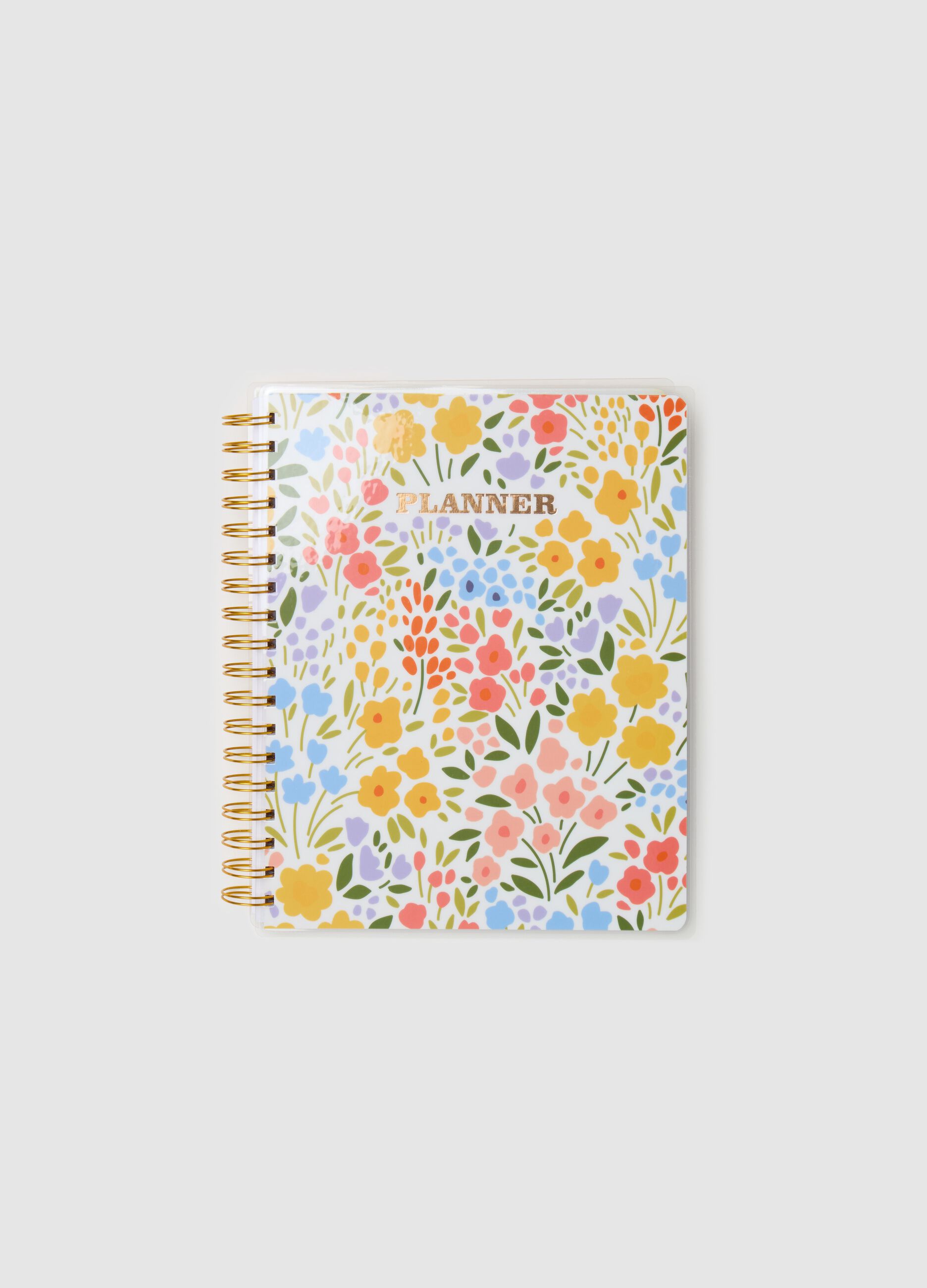Spiral notepad with weekly planner