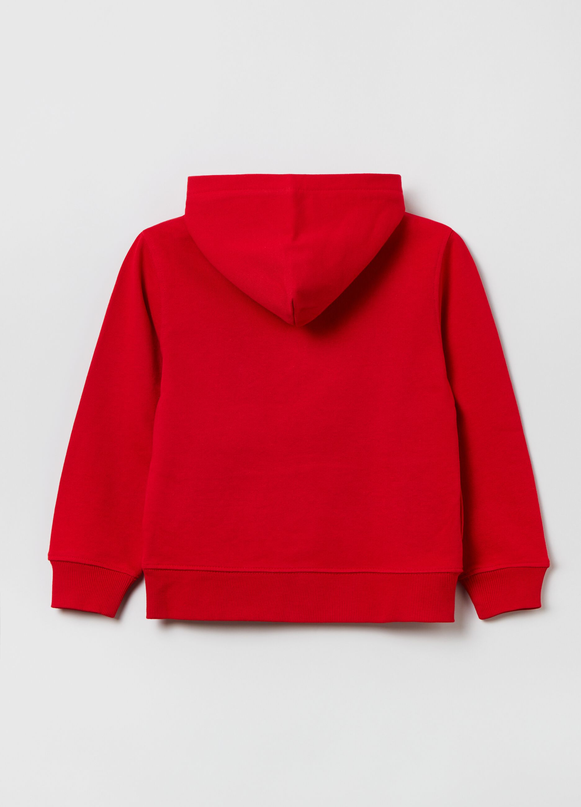Full-zip in French Terry con cappuccio_1