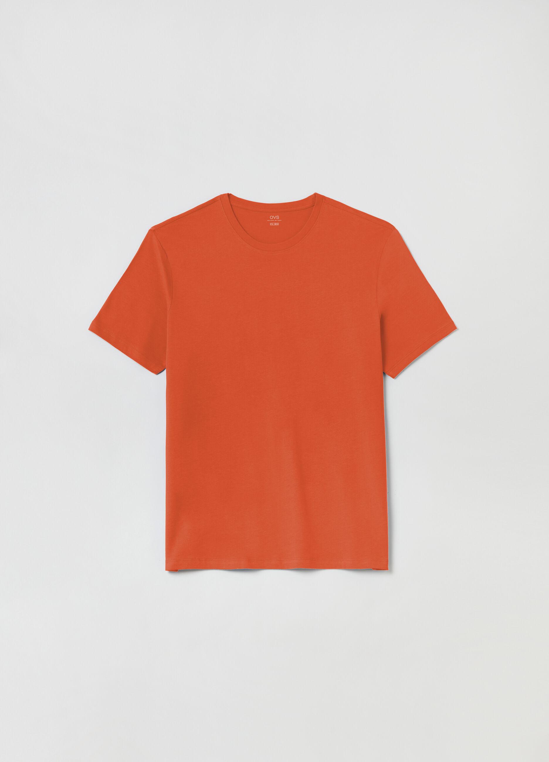 Cotton T-shirt with crew neck