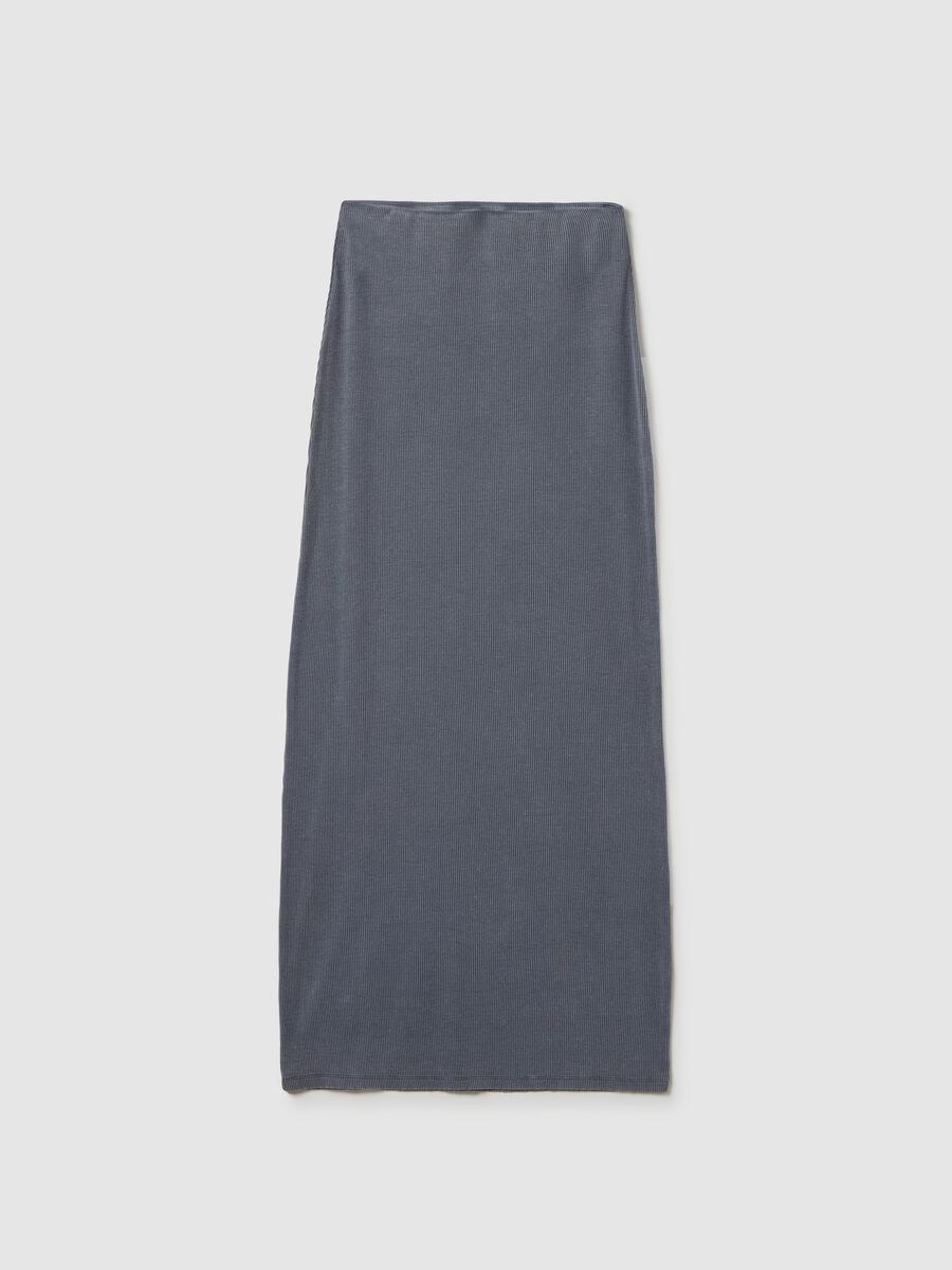 Vintage Grey Long Skirt_5