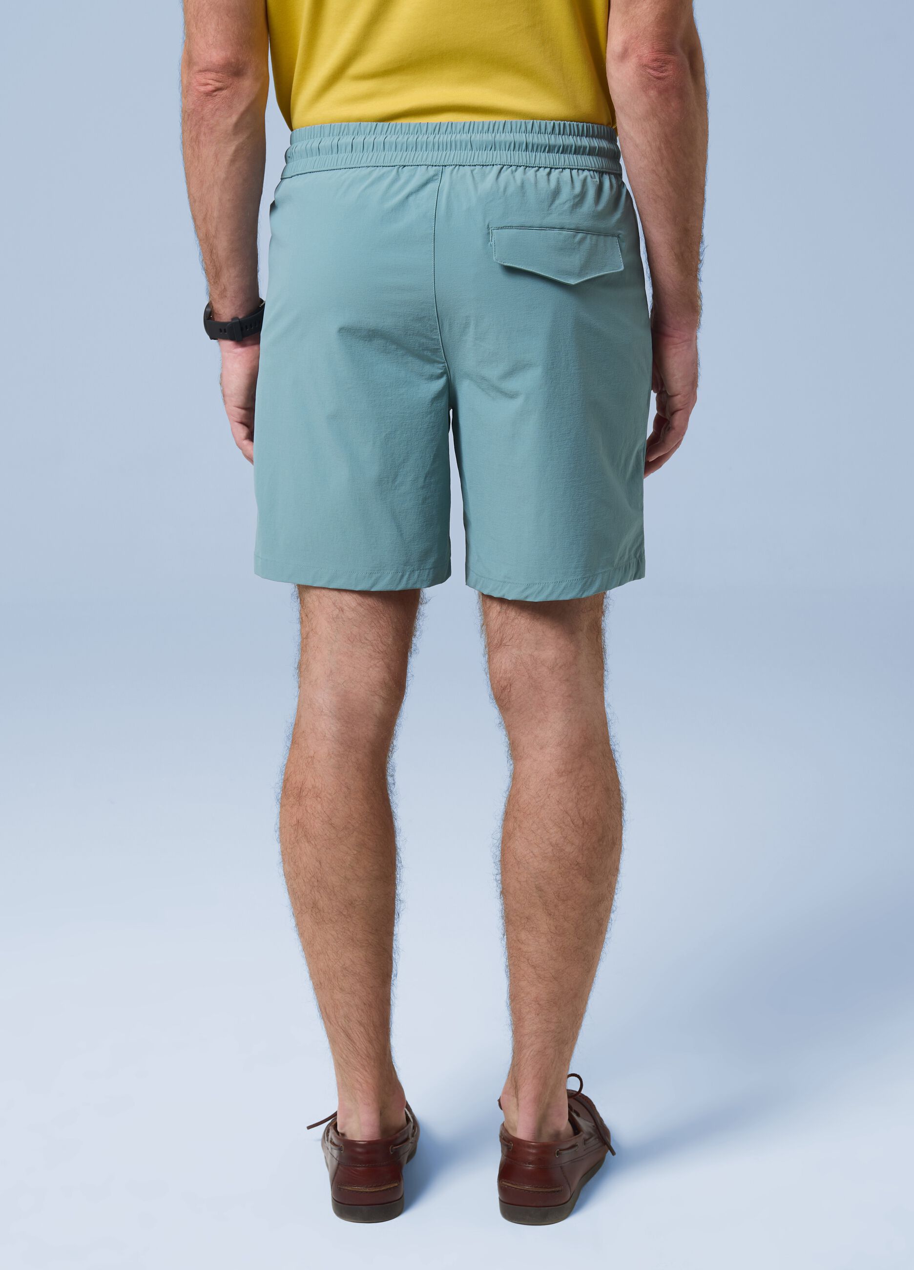 Green ALTAVIA SAILING shorts in stretch fabric