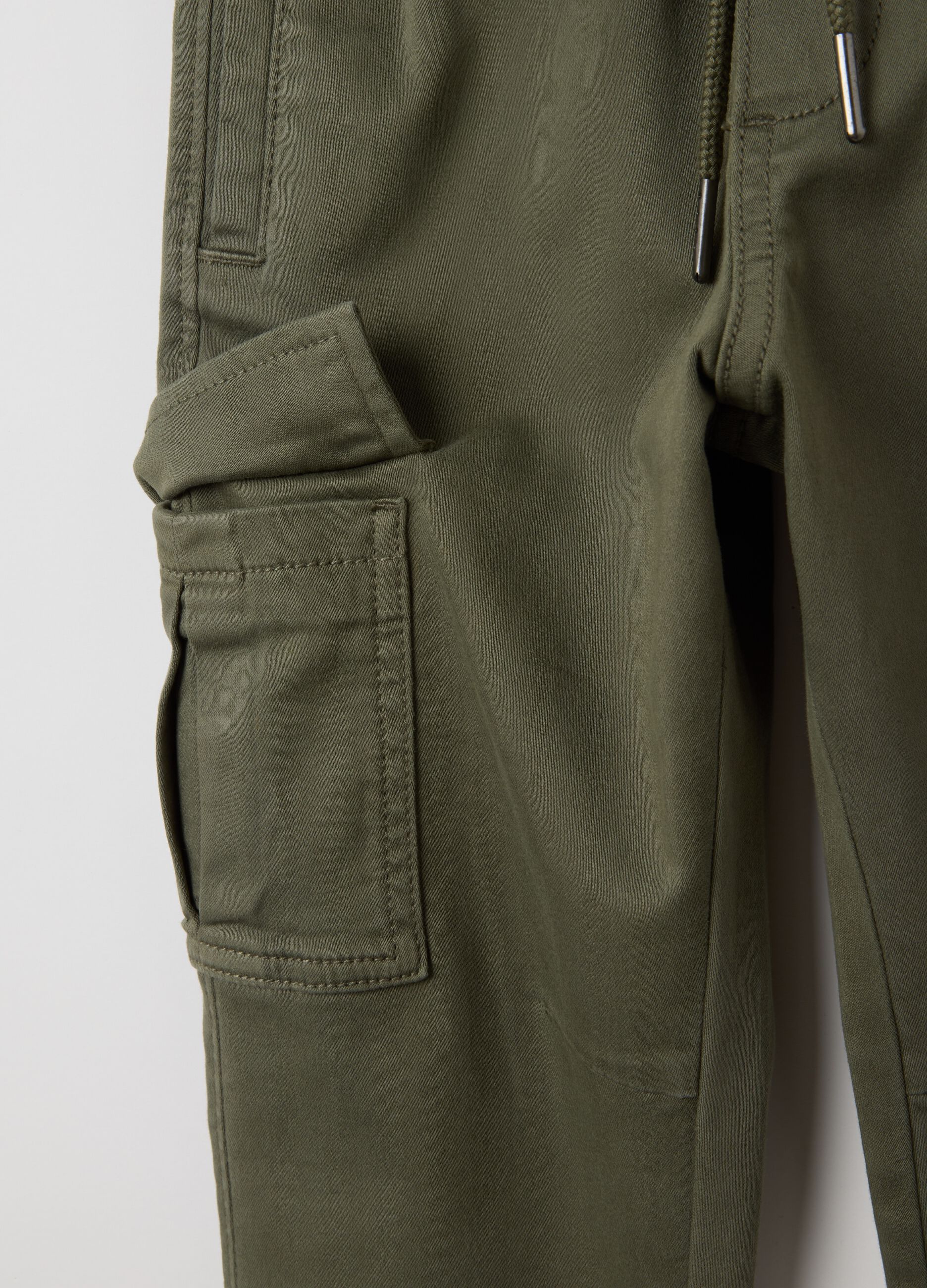 Green Cotton Children's Trousers