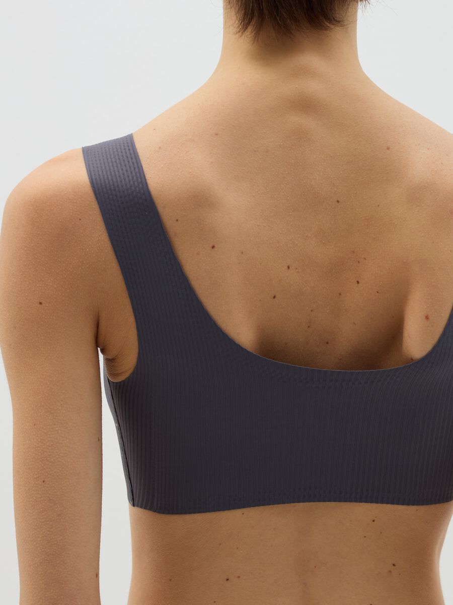 Reggiseno Bralette a costine senza cuciture_2