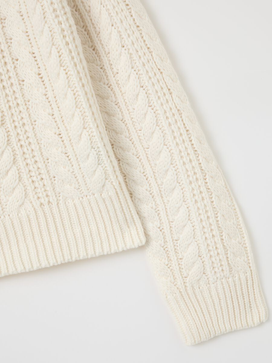 White regular fit jumper_6