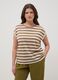 Regular-fit multicolour striped viscose-blend T-shirt_1