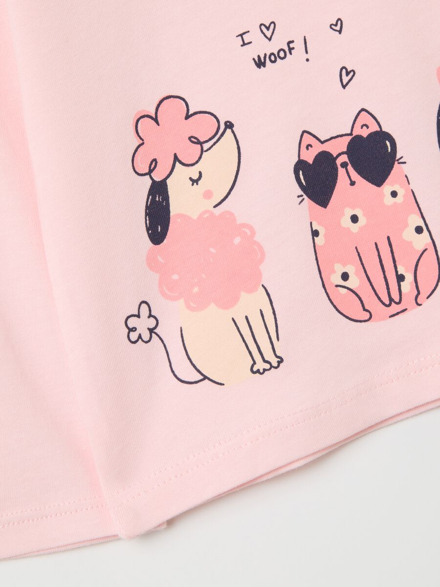 Girls' pink pure cotton regular fit jumper_2