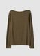 Green stretch-viscose slim-fit T-shirt_6