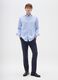 Pantaloni in cotone elasticizzato blu slim fit_0