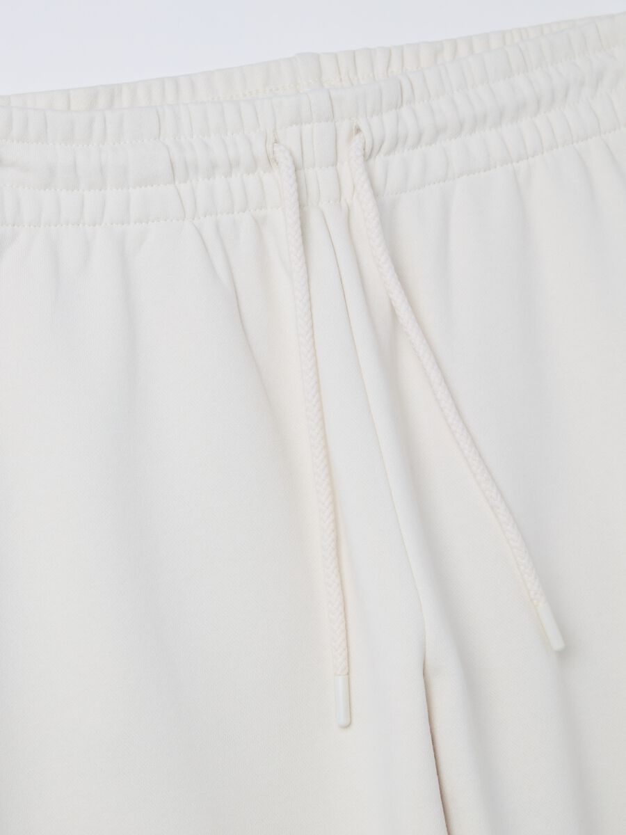 Essential joggers in fleece with drawstring_5