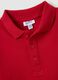 Children's red regular fit pure cotton polo shirt_3