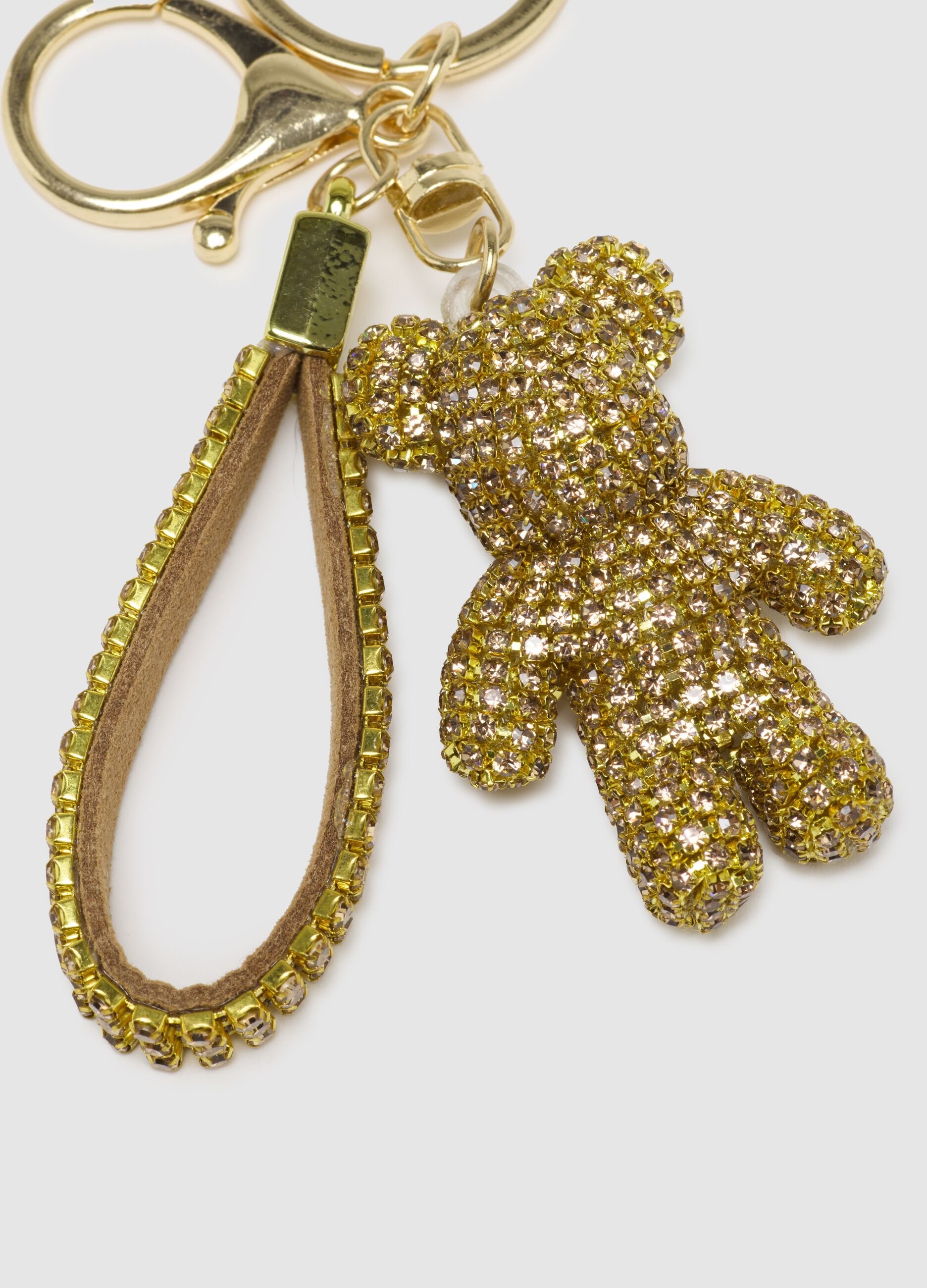 Multicolour Gold Glass Pendant