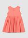 Baby girls&rsquo; orange dress in 100% cotton with regular fit_1