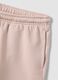 Regular-fit pink cotton-blend shorts with drawstring_5