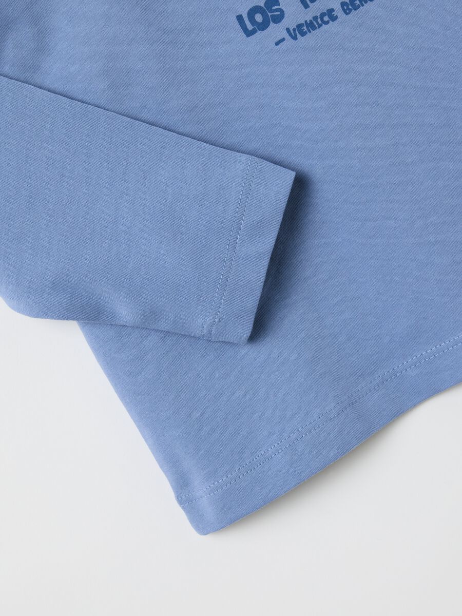 Blue pure cotton children's t-shirt_3