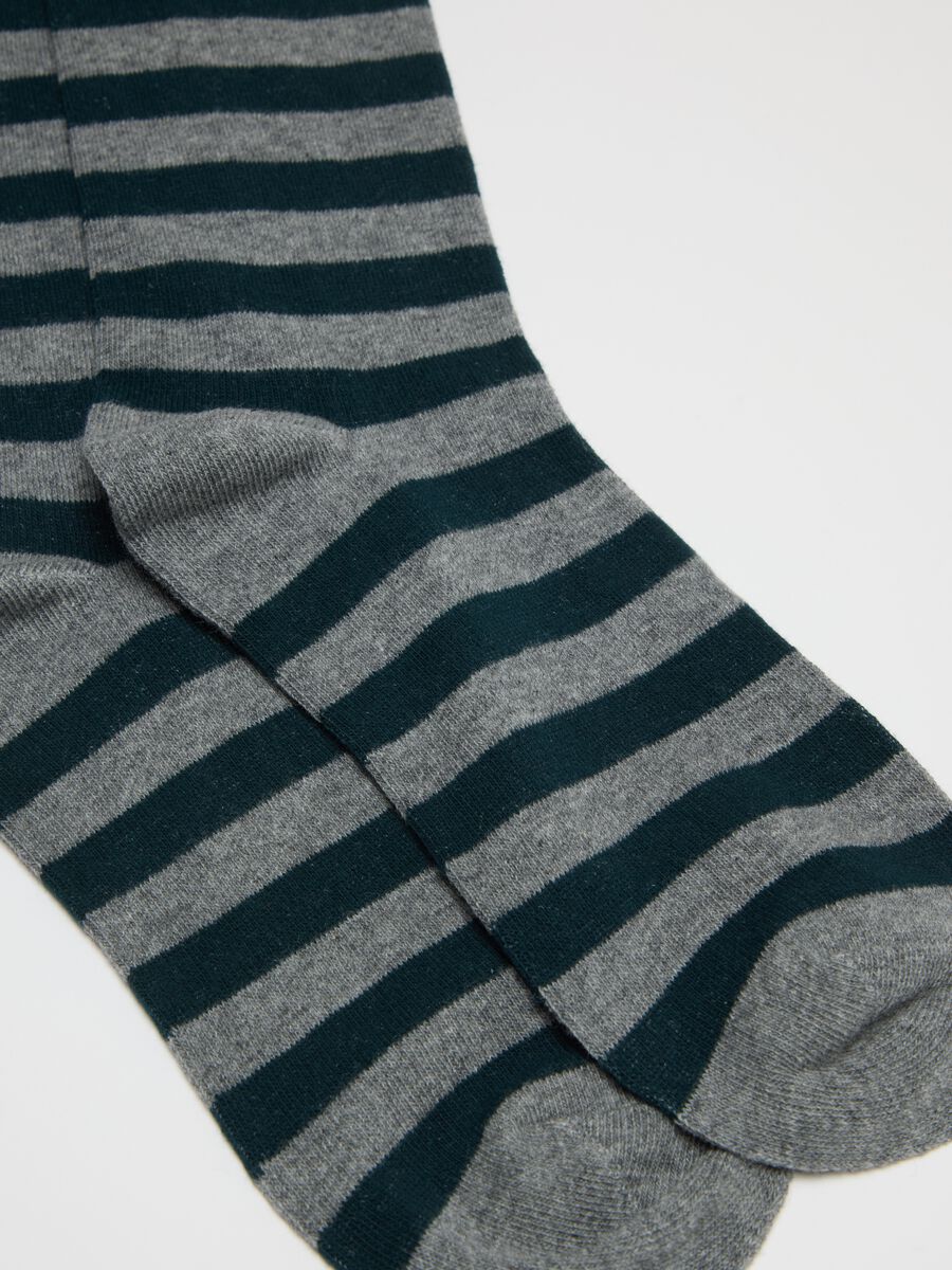 Multipack grey cotton stretch knee-high socks_2