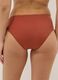Slip da mare elasticizzato arancioni con dettagli arricciati_2