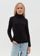Long-sleeved T-shirt with mock neck_0