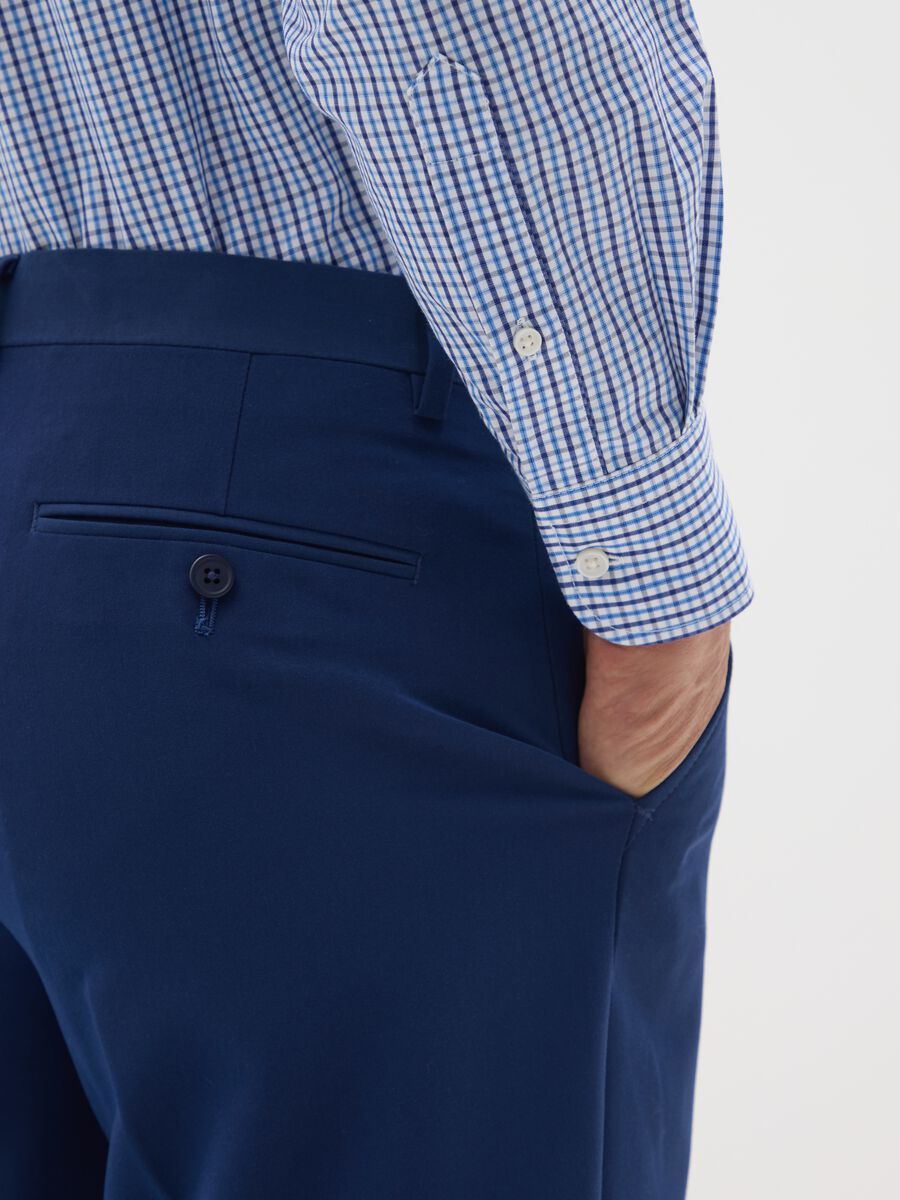 Camicia in misto cotone multicolor regular fit_3