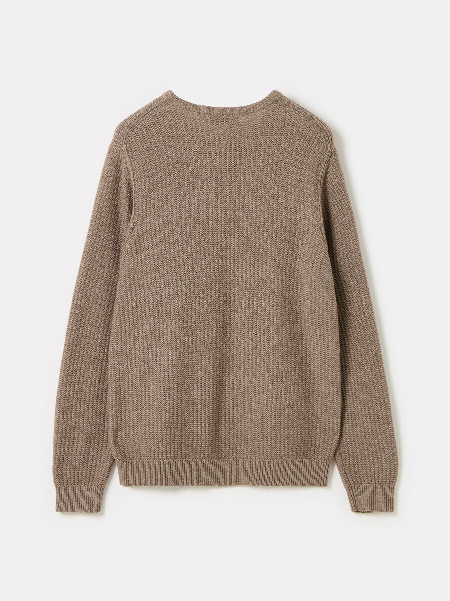 Pullover with ribbed design_4