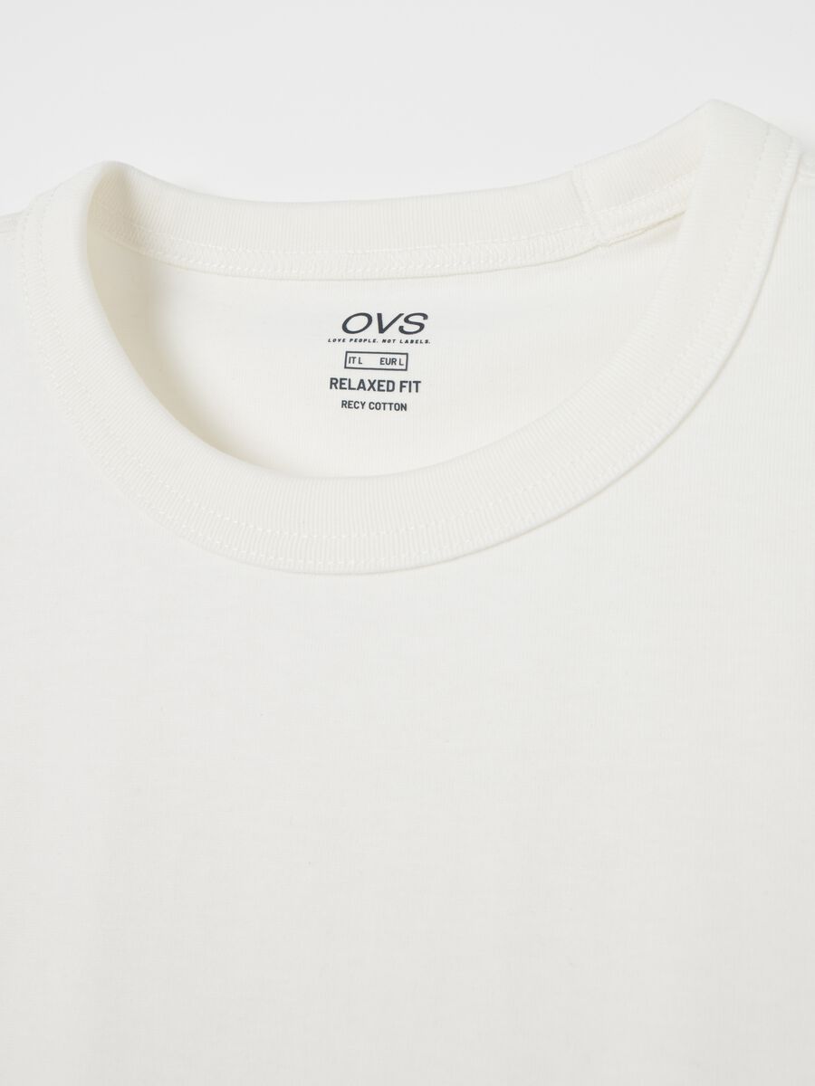 Cotton T-shirt with round neck_5