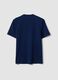 Blue Supima cotton crew-neck T-shirt, regular fit_1