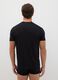 Black pure cotton regular fit T-shirt_2