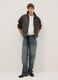 Blue Baggy Jeans in Pure Cotton_0