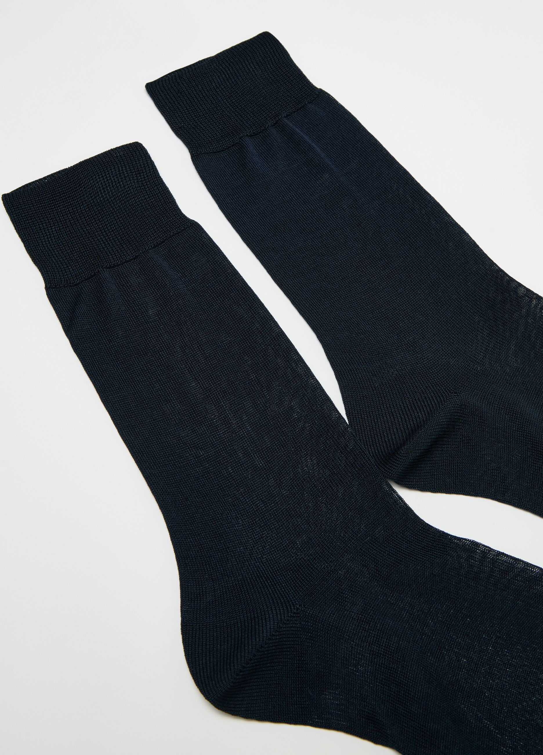 Tripack calze midi in filo di scozia 