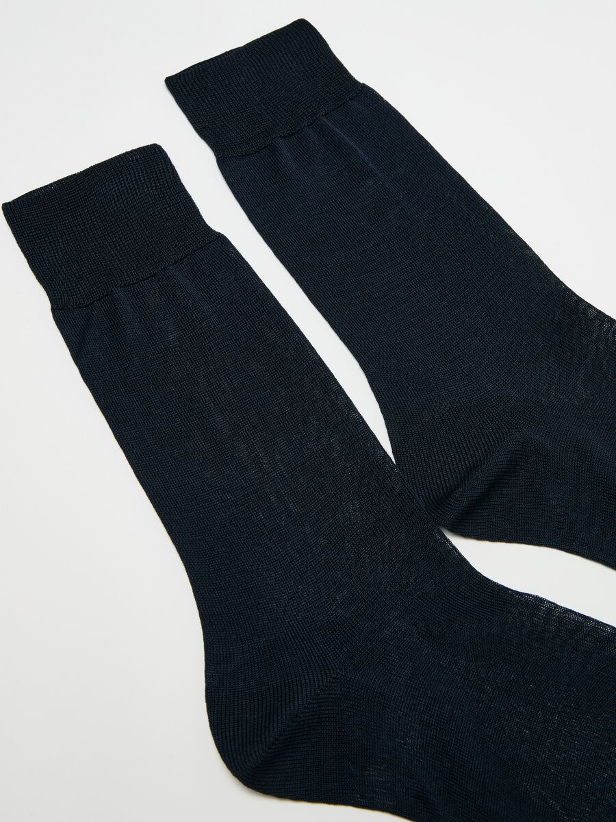 Three-pair pack midi socks in Scottish yarn_1