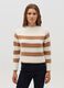 Striped pullover with raglan sleeves_0