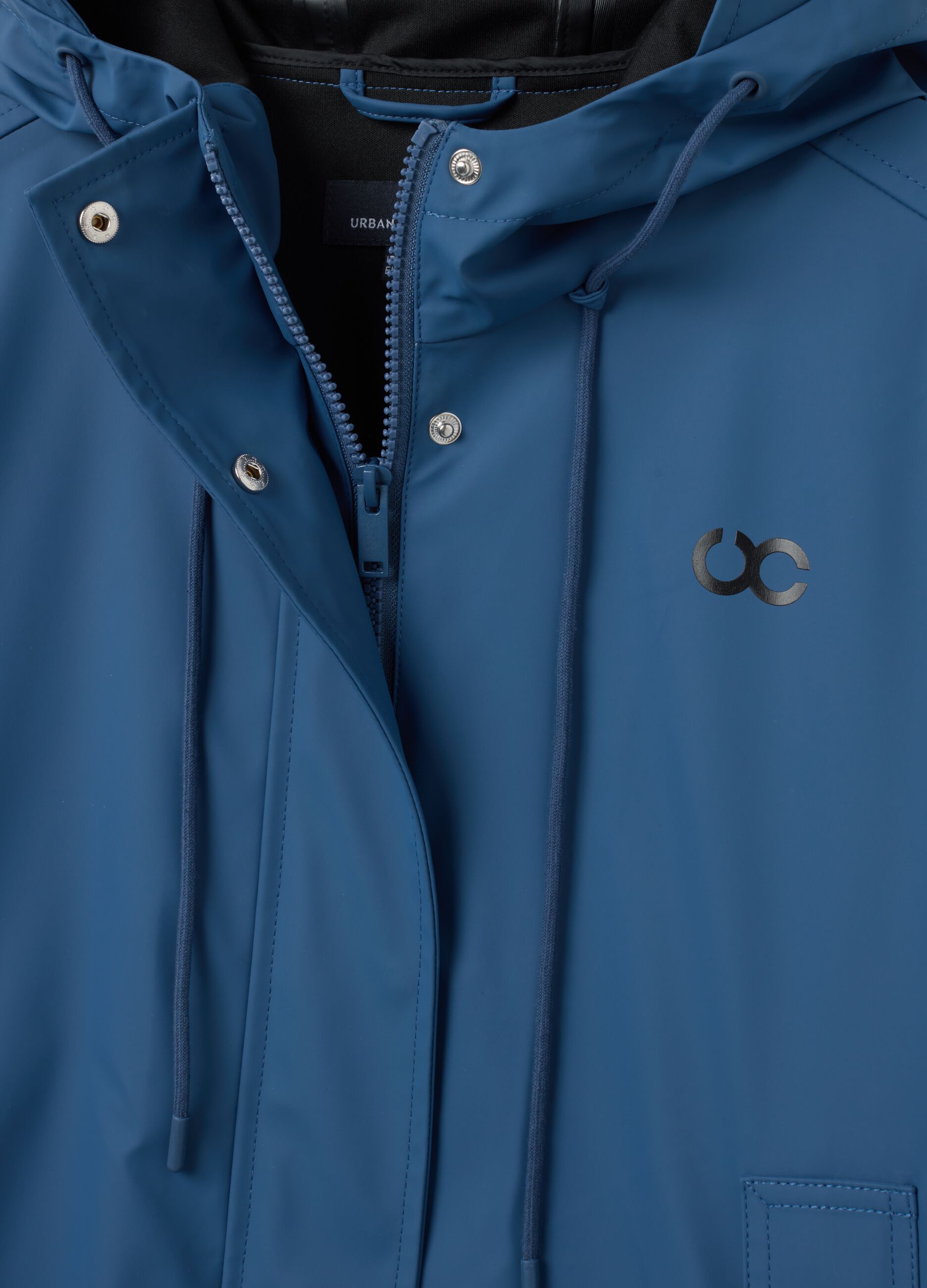 Regular fit blue jacket