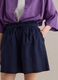 Blue pure cotton regular-fit shorts_3
