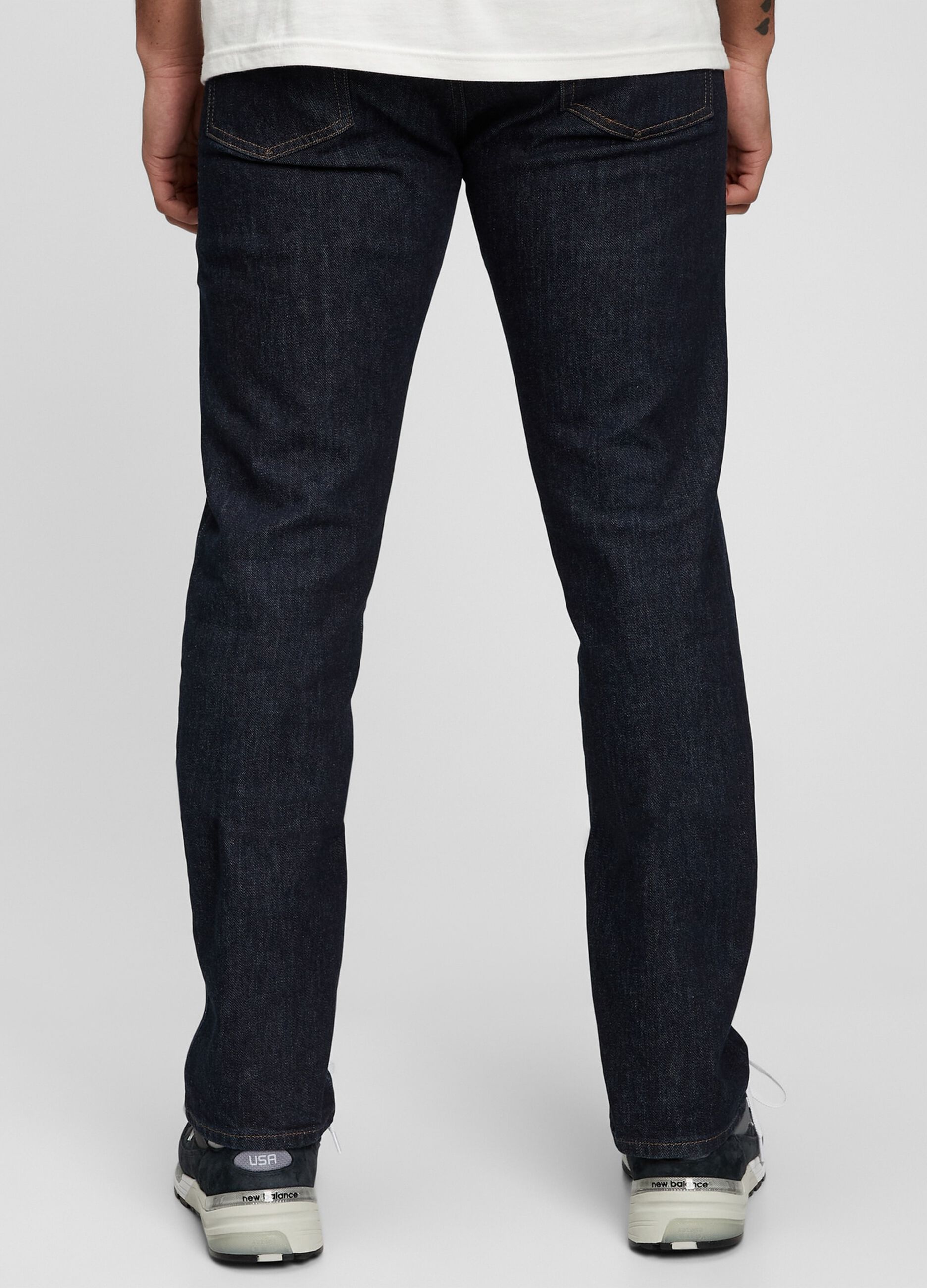 Straight-fit stretch jeans