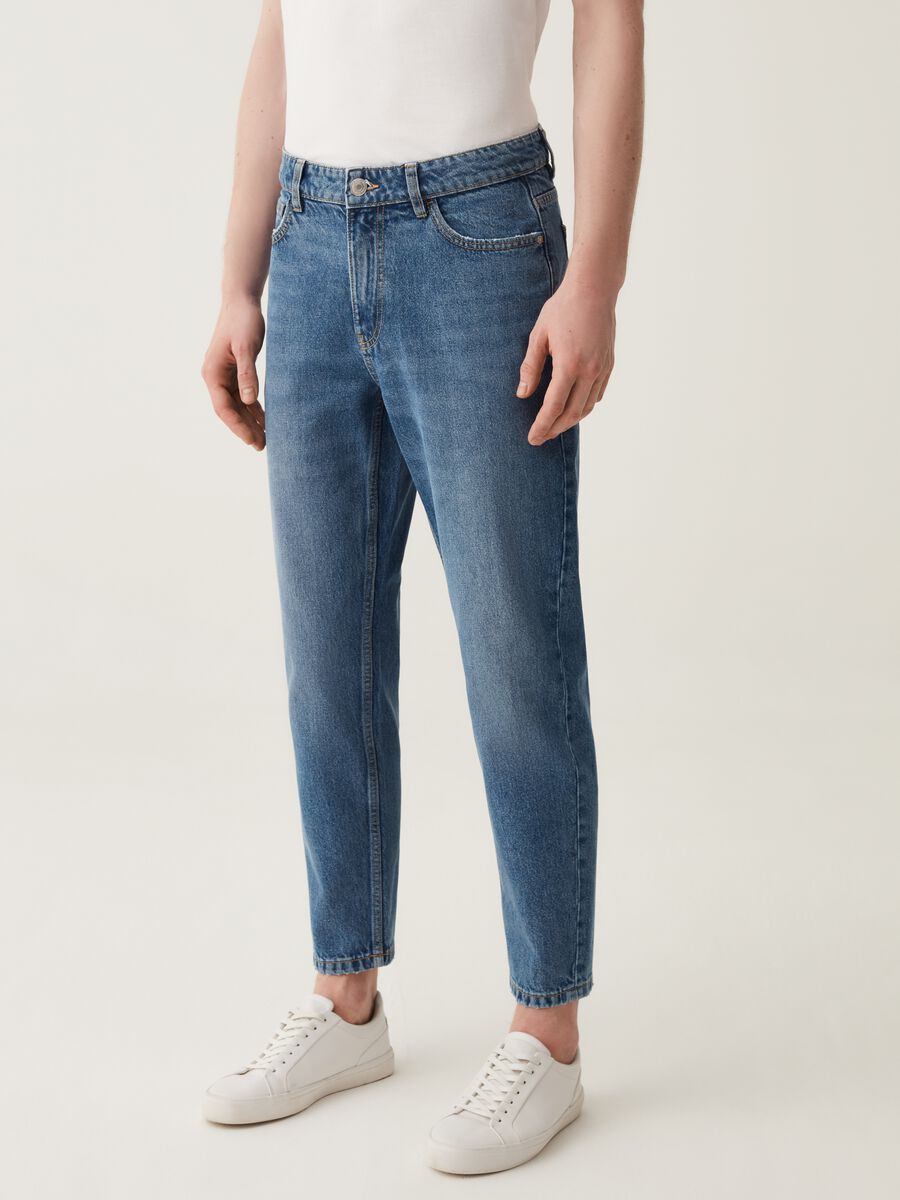 Jeans relaxed fit cinque tasche_1
